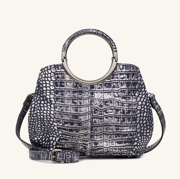 Patricia Nash Bags Patricia Nash Distressed Vintage Croc Aria Shopper